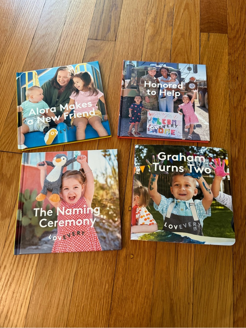 Children's Board Book Set - Colorful Photo Story Covers